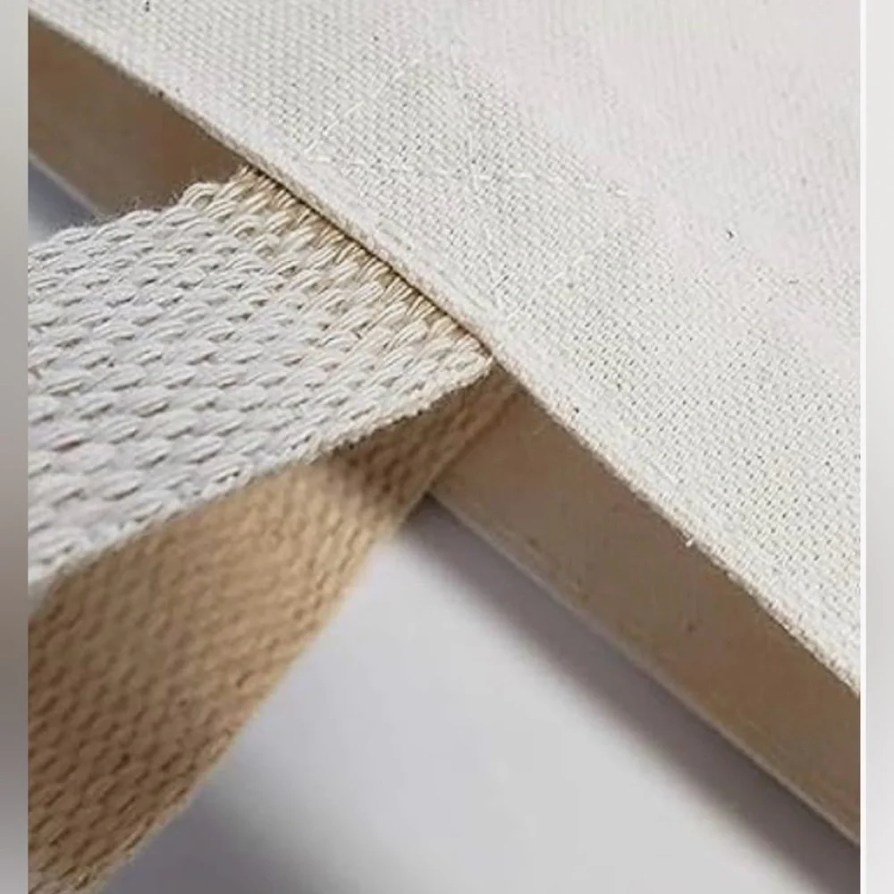 Cute Cow Canvas Tote with Leopard Bow Beige
Book Bag Groceries Beach Handmade - Picture 8 of 8